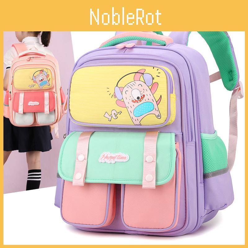 Adorable Cute Cartoon Backpack For Elementary Students Lightweight With Large Capacity