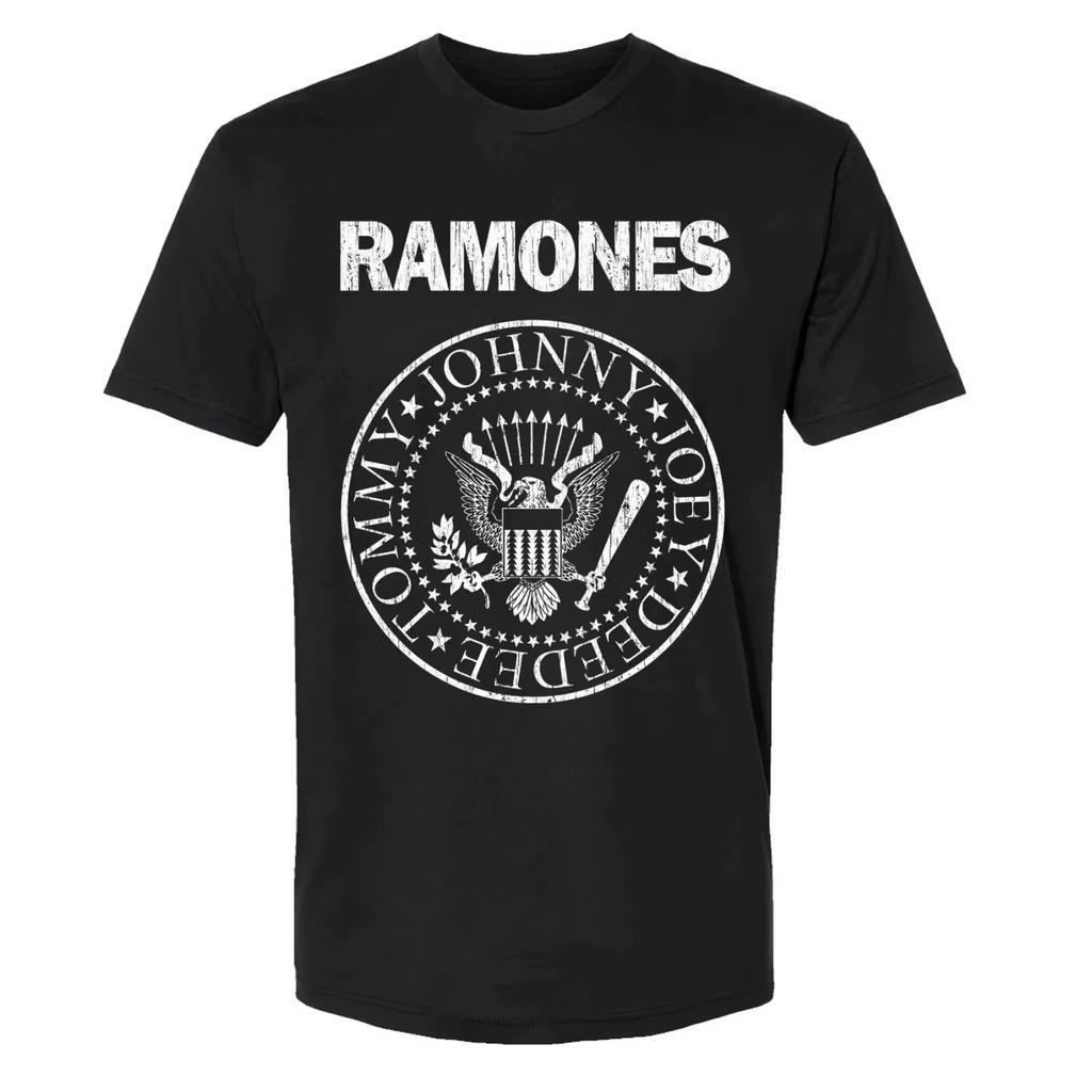 2026 Hot Sale Ramones T Shirt Punk Rock New York The Ramones Misfits Rock N Roll Is for Both Unisex and Women Top Y2k
