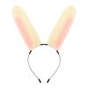 Rabbits Ears Hairband Photo Props Furry Hair Hoop Headband Party Headpiece Fun Headbands for Music Festival