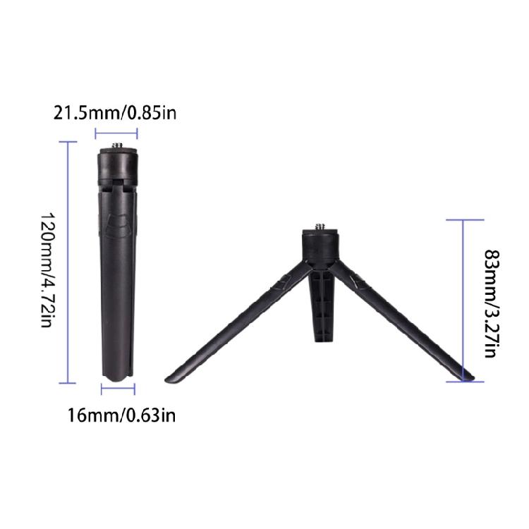 Practical Camping Lamp Bracket 1/4 Phone Holder Mini Tripod Outdoor Equipment