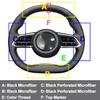 New DIY Hand Stitched Leather Steering Wheel Cover For Mazda EZ-6 2026 2026 2026 Black Microfiber Leather Customize Accessories