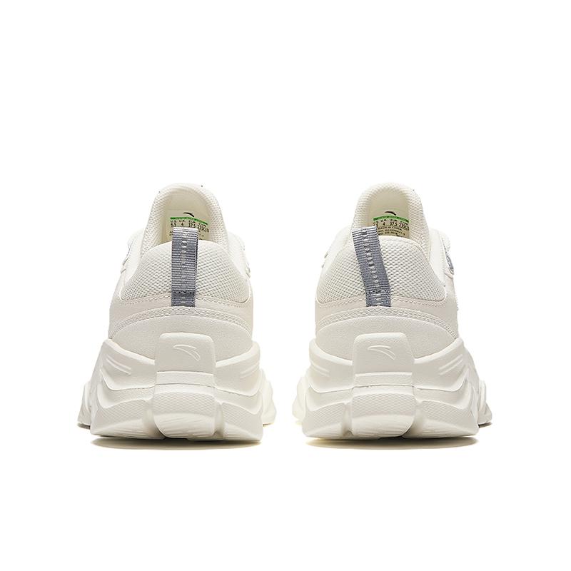 Anta Comfortable Retro Slip Resistant Durable Low Top Dad Shoes Women Sneakers White Gray 922338821-5