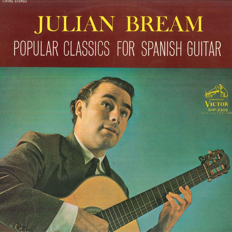 

LP Record JULIAN BREAM Popular Classics For Spanish Guitar SHP2309 VICTOR 1964 Japan Classical Used