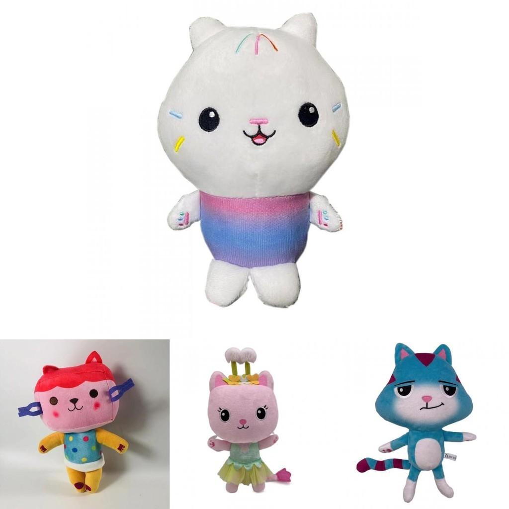 Adorable Gabby Dollhouse Plush Toy Mercat Cartoon Stuffed Animal Mermaid Cat Plushie Doll