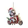 Christmas Pony Ornament 2D Acrylic Hanging Decor for Car And Tree Cute Horse Design Holiday Gift for Kids