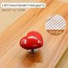 Toilet Handle Toilet Press Button Heart Shaped Press Tank Push Switch Toilet Bathing Room Decoration Water Press Flush Button