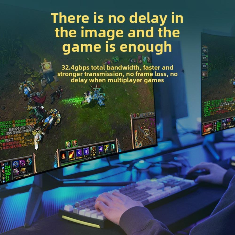 8K DP Cable 1.4 Version DisplayPort Cable for PC Monitor Public to Public