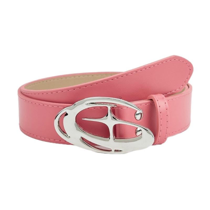 

Popular Pin Buckle PU Leather Belt for Women AllMatching Metal Buckle Waist Belt InsStyle Waistband for Pants Shorts