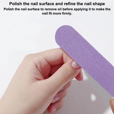 Nail Art Kit With Nail File Buffer Sanding Polishing Blocks Manicure Dust Brush & Sponge Set For Professional & Home Nail
