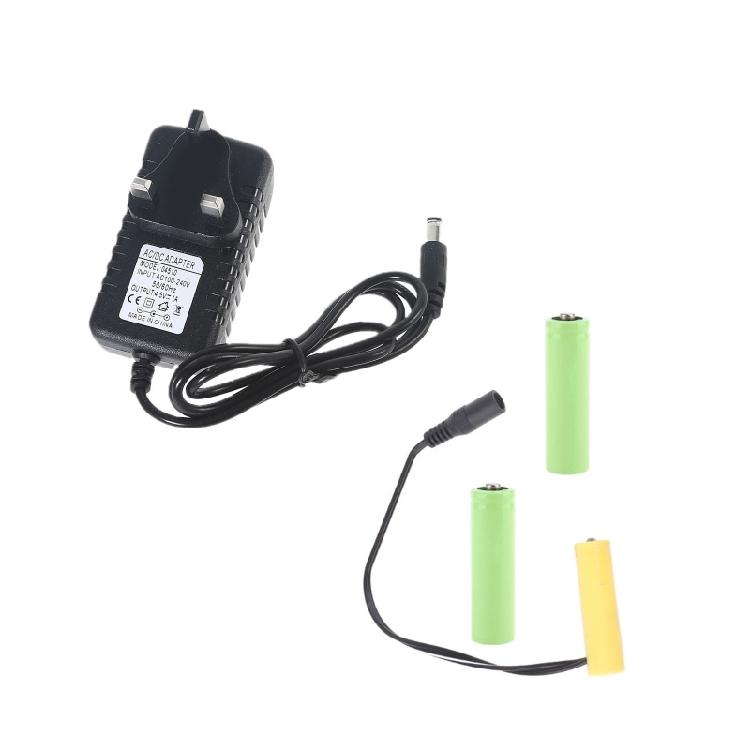 Universal 4.5V AA/LR6 Fake Battery Eliminators Standard Power Adapter Elimination Cable Replace 3pcs 1.5V AA Batteries