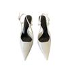 Spring women's shoes fashion temperament European and American style pointed high heels women's thin heels empty single shoes women
