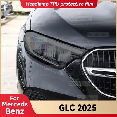 Per Mercedes Benz GLC 2025 Pellicola Protettiva in TPU per Fari Auto Copertura Adesiva Cambia Colore per Luci Anteriori Accessori