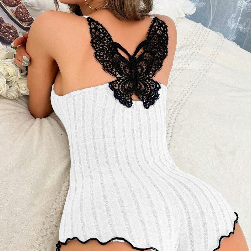 Set Pijama Dama Fluture
