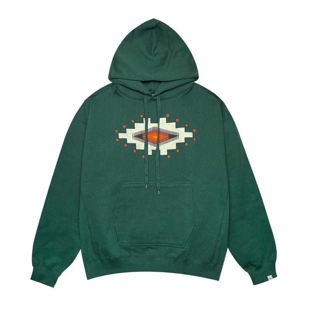 Riover Navajo Hoodie - Green M