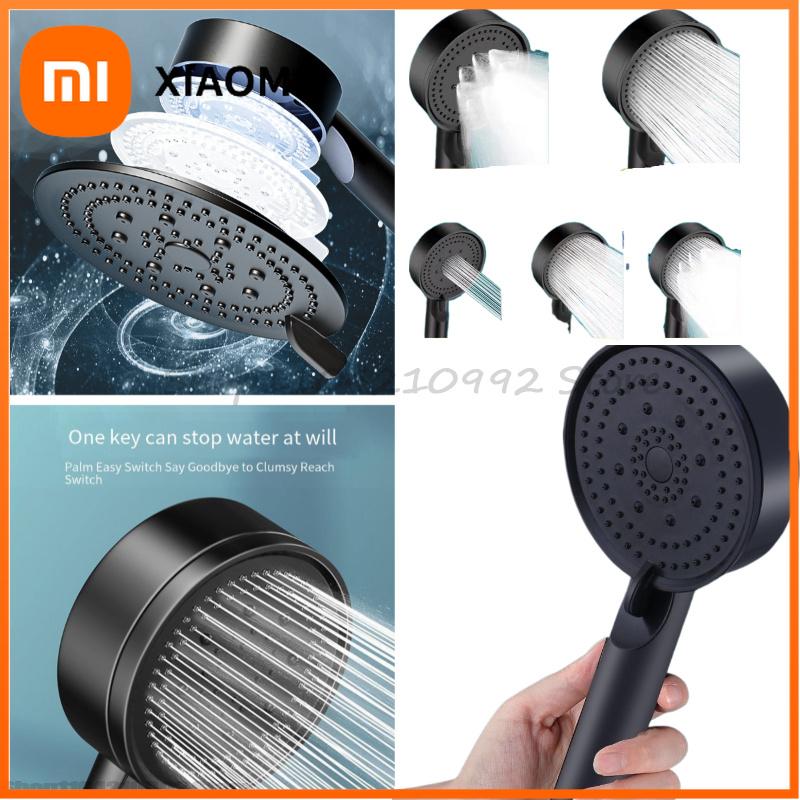 Xiaomi 5 Modes Pressure Boost Shower Head Multifunction Adjustable Large Water Shower Nozzle Massage Bathroom Accessory Rain Shower
