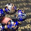 Ancient Gems Blue Phoenix Pattern Glass Bracelet Bracelet Versatile Jewelry Gifts