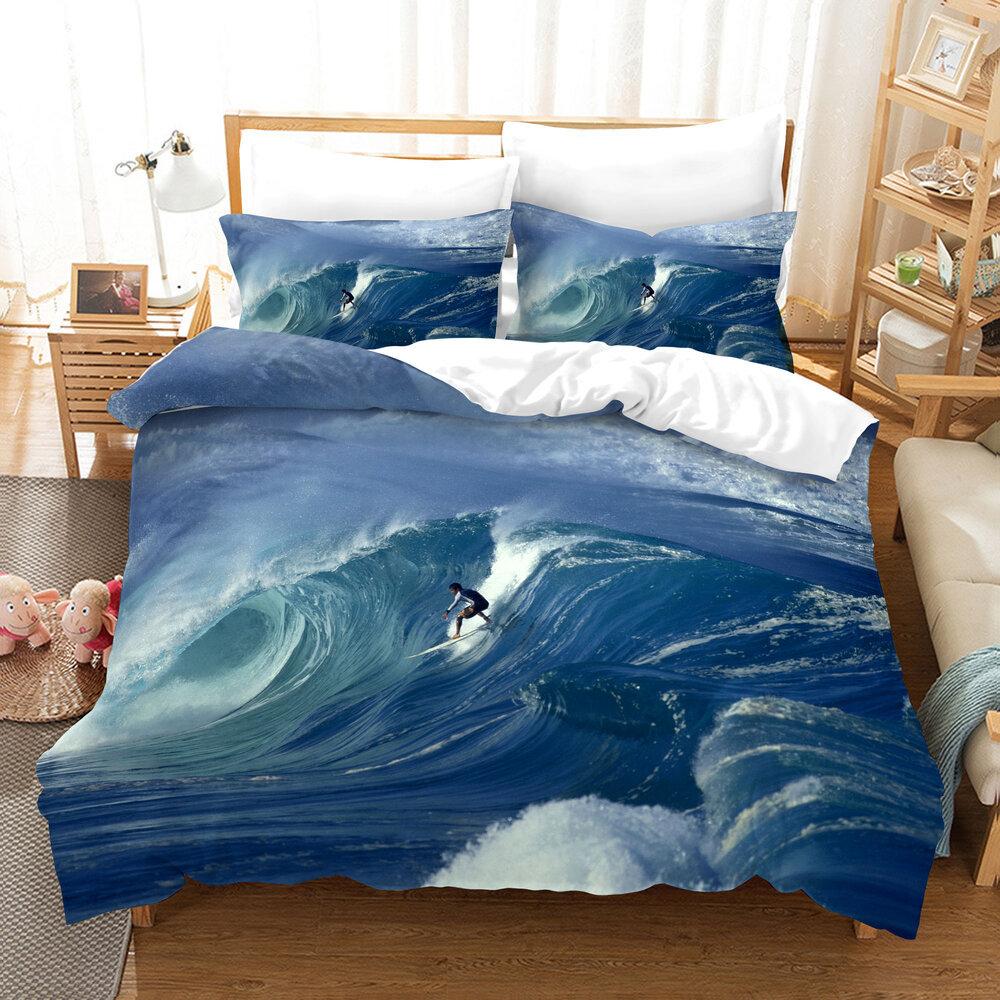 Middle East E-Commerce Three-Piece Set, American 3D Digital Printing Kit