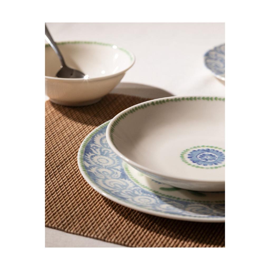 Manon 24 Piece Dinner Set - Blue/mint