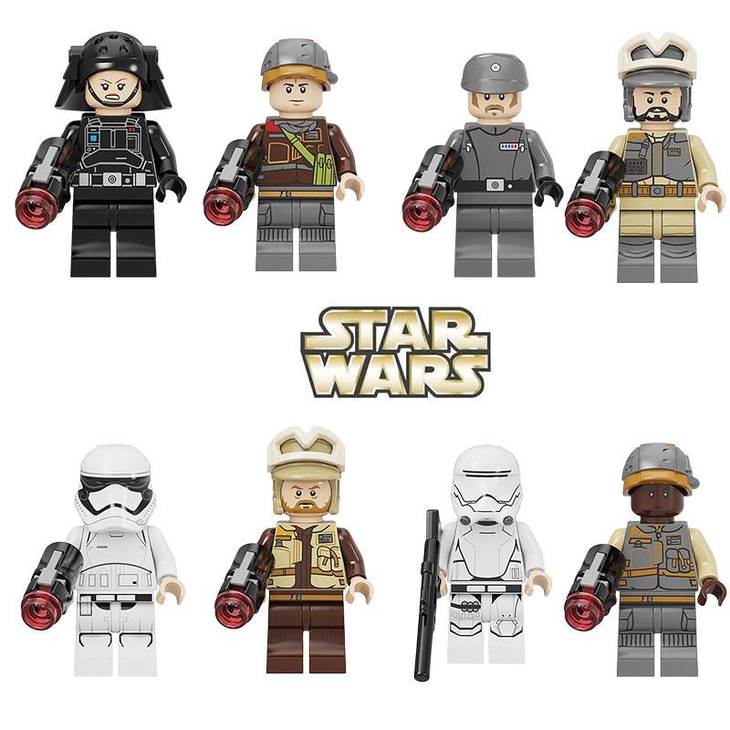 Kinder Bauspielzeug Stormtrooper Schneesoldat Kommandofigur Kunststoffmaterial Höhe 4,5cm