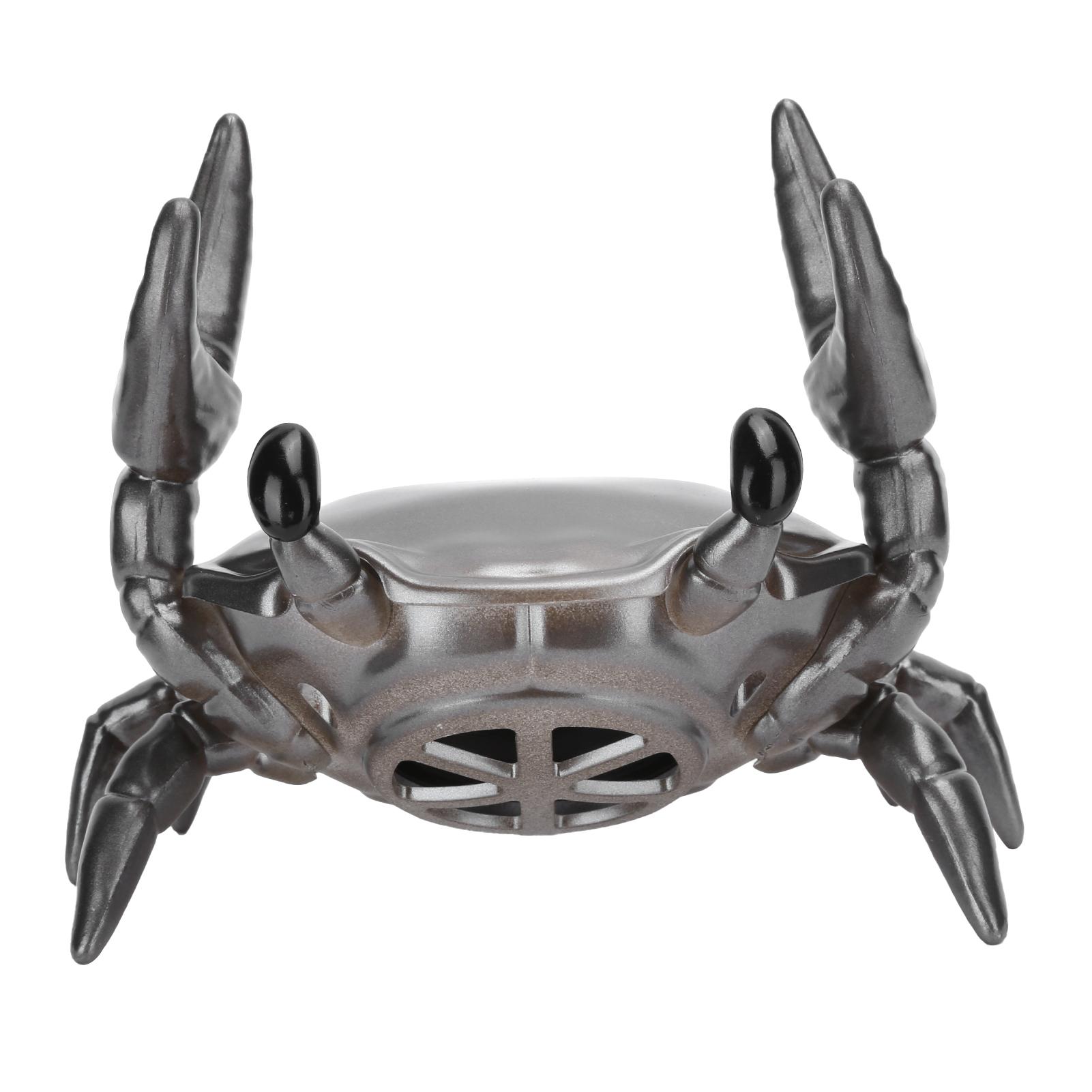 

2 in 1 Mobile Phone Stand Bluetooth Speaker Crab Shape Bracket 360 Degree Surround Speaker(Gray ) сірий колір