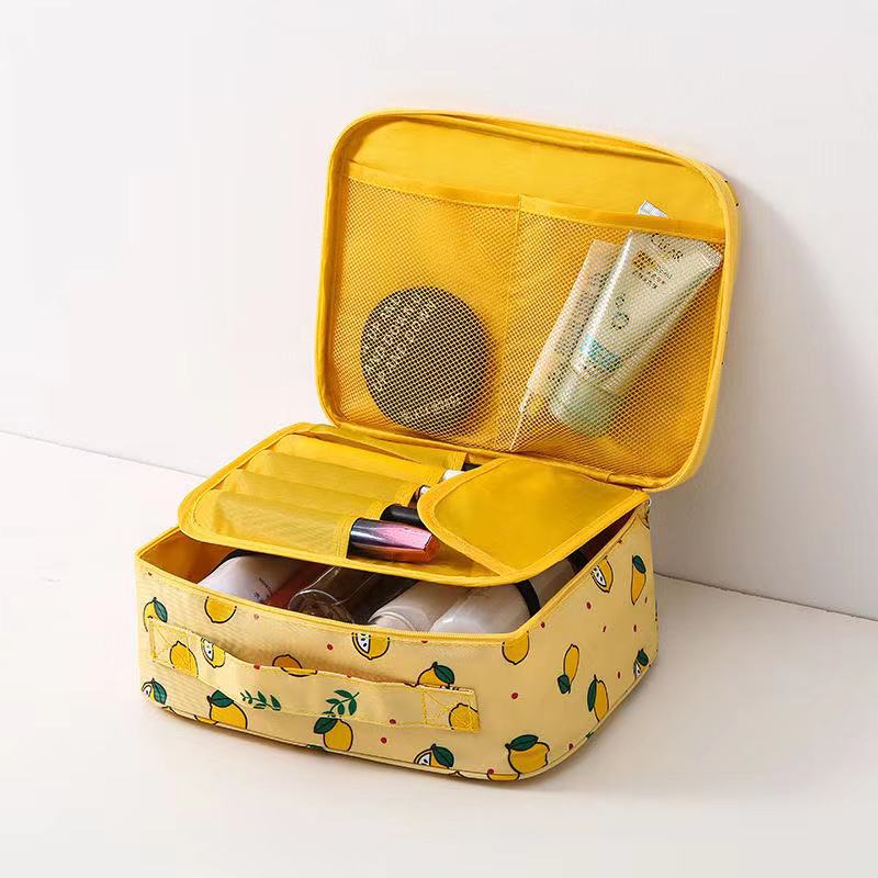 Outdoor Travel Cosmetic Bag Handbag Large-capacity Portable Makeup Bag Women's Compartment Korea Cosmetic Storage Bag Waterproof