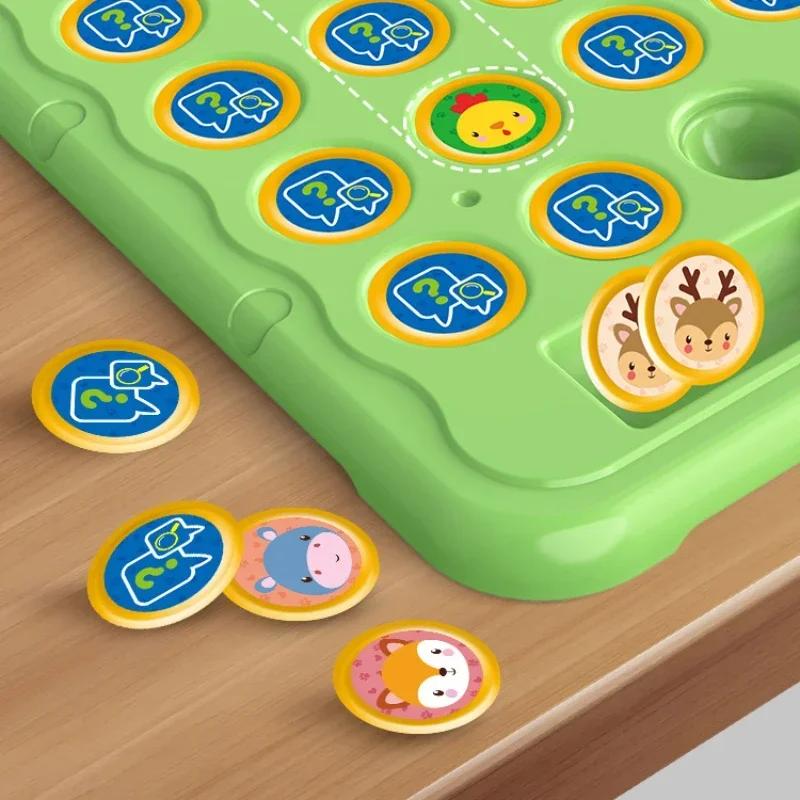 New Animal Flip Chess Board Games Classic Strategy Game Thinking Cognitive Parent Child Interactive Puzzle Christmas Party Toy