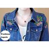 Women Plus Size Denim Jacket Long Jeans Jacket Coat Casual Frayed Female Basic Jackets