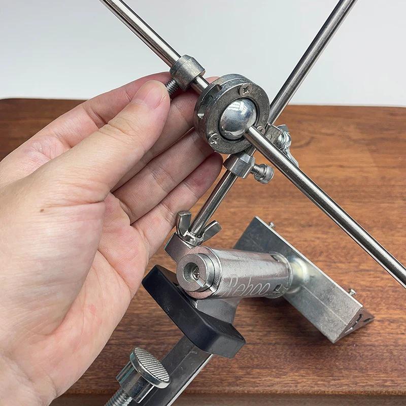 Ruihe Rehoo 360° Otočný Kovový Držák Jigu pro Broušení Nožů s Pevným Úhlem RH006