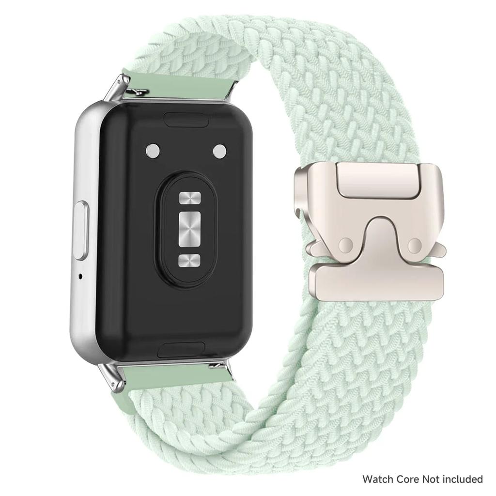 Nylonarmband für Samsung Galaxy Fit 3 Armband Verstellbares geflochtenes Solo-Loop Ersatzarmband für Samsung Fit 3 Uhrenarmband