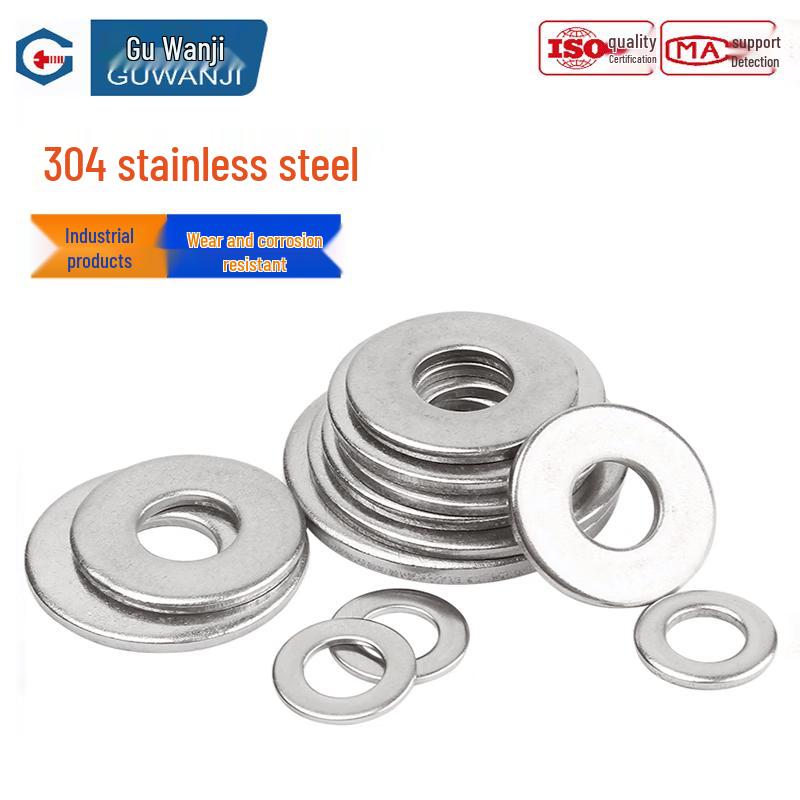 GUWANJI 304 Stainless Steel Flat Washer