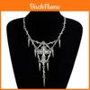 Fashion Cross Pendant Necklace With Alloy Chain For Unisex Daily Wear