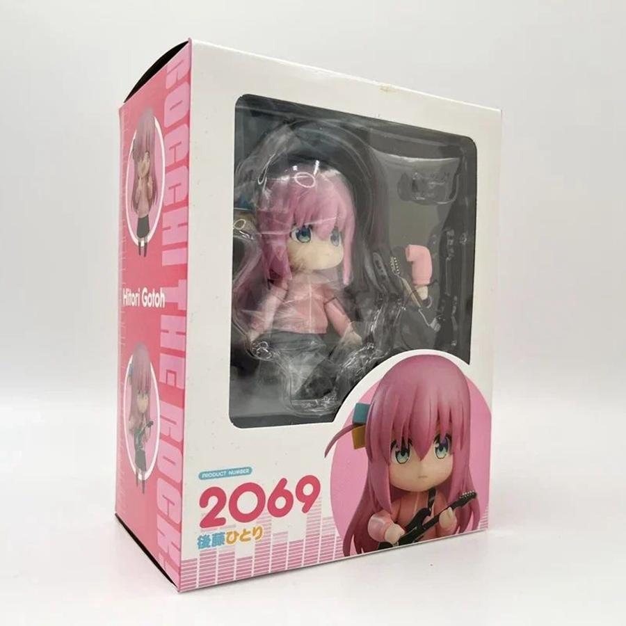 10cm Anime Figure Gotoh Hitori Action Kawaii Guitarist Girl Collectible Model Toys BOCCHI THE ROCK PVC 2069 Articulated Poseable Detailed Movable