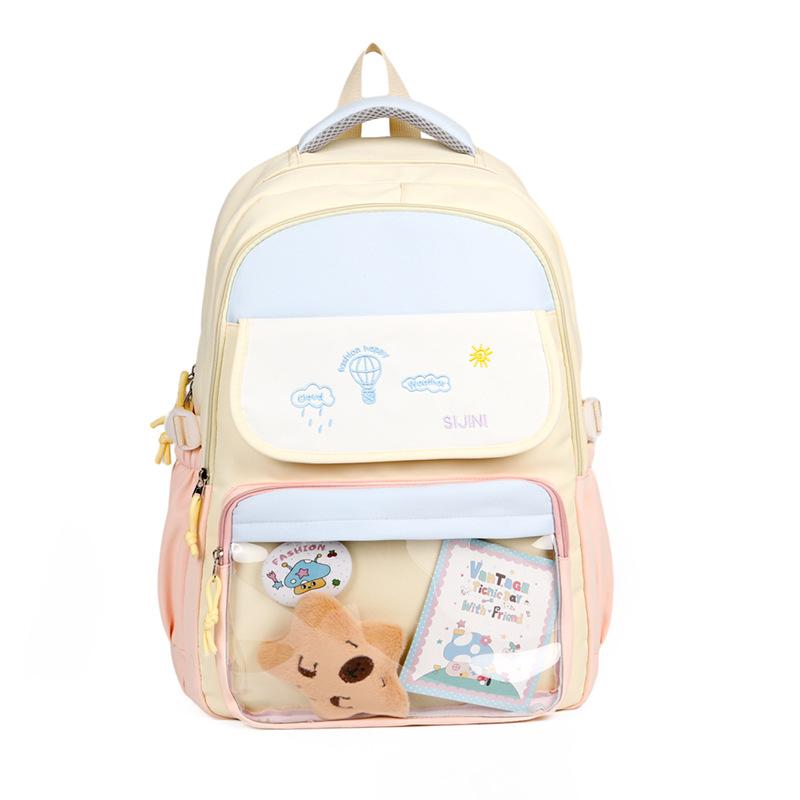 Zaino Scolastico Zaino scolastico di alto valore Zaino per il dolore di una studentessa di scuola media Zaino carino per studentessa di scuola elementare coreana Zaino alla moda di grande capacità h