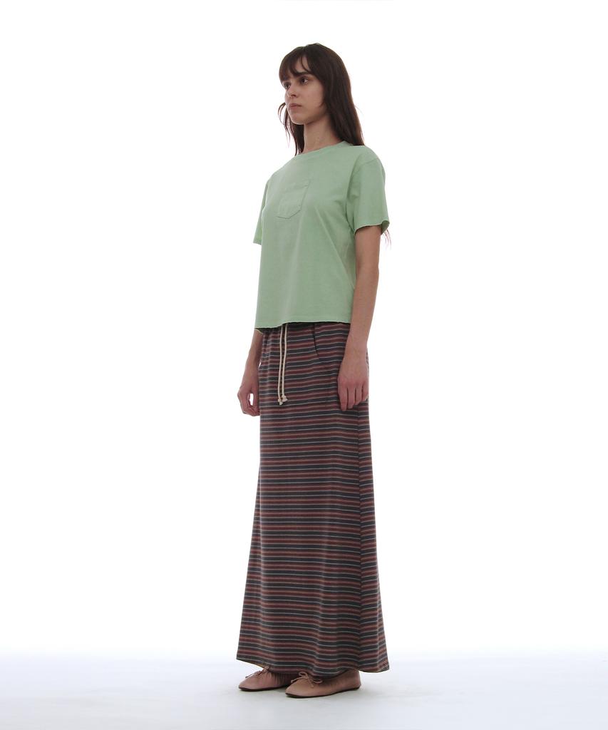 PARTIMENTO WOMEN Pwc Garment Dyed Pocket Tee_Apple Mint