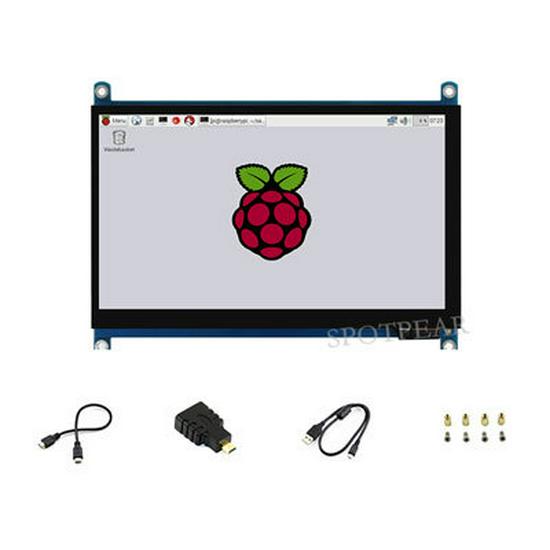 

Raspberry Pi 7-дюймовий QLED сенсорний дисплей, 1024x600, технологія квантових точок, для ПК-ігор