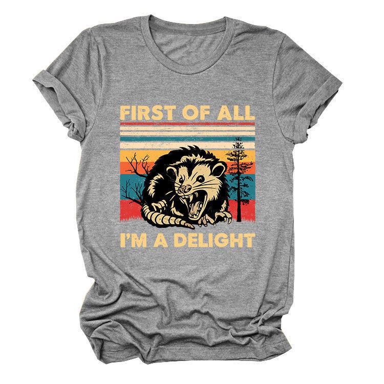 Unisex Summer Delight Round Neck T-Shirt