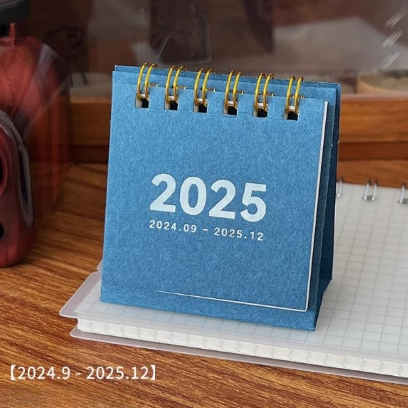 

Мини-мини-календарь для настольного компьютера 2025 Настольный календарь Punch Countdown План этого настольного гаджета 2024.9—2025.12