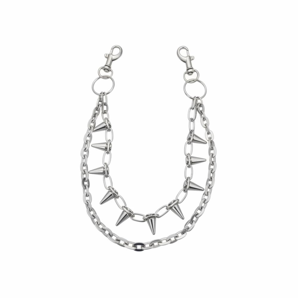 Hip-Hop Nieten Hosenkette Metall Hosenkette Mode Schlüsselanhänger Für Männer Frauen