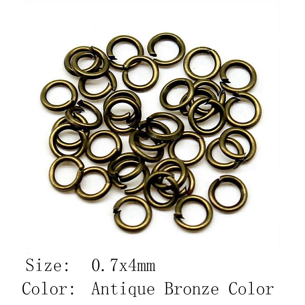 Father's Day Jewelry Materials Split Rings 5 Colors 9 Sizes Accessories Parts Women's Clothing Accessories For Women
