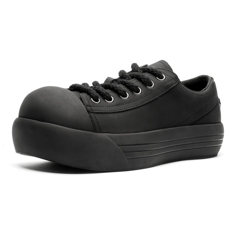 

Черные повседневные туфли с низким верхом и толстой подошвой с Микки Маусом для мужчин и женщин 38