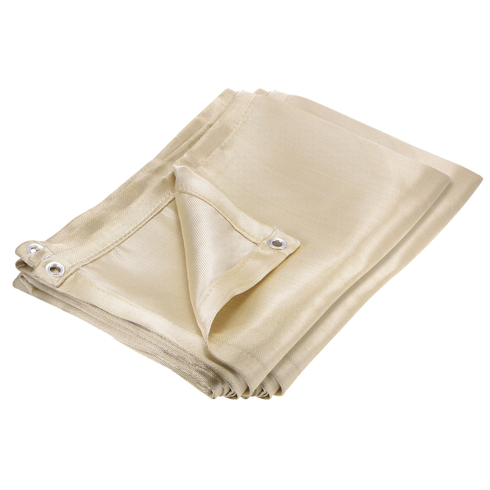 

uxcell Welding Blanket Fire Resistant 1022 Fahrenheit Working Temperature Fiberglass Fire Blanket for Insulation Welding Soldering Heat Shield M x M 2 бежевий
