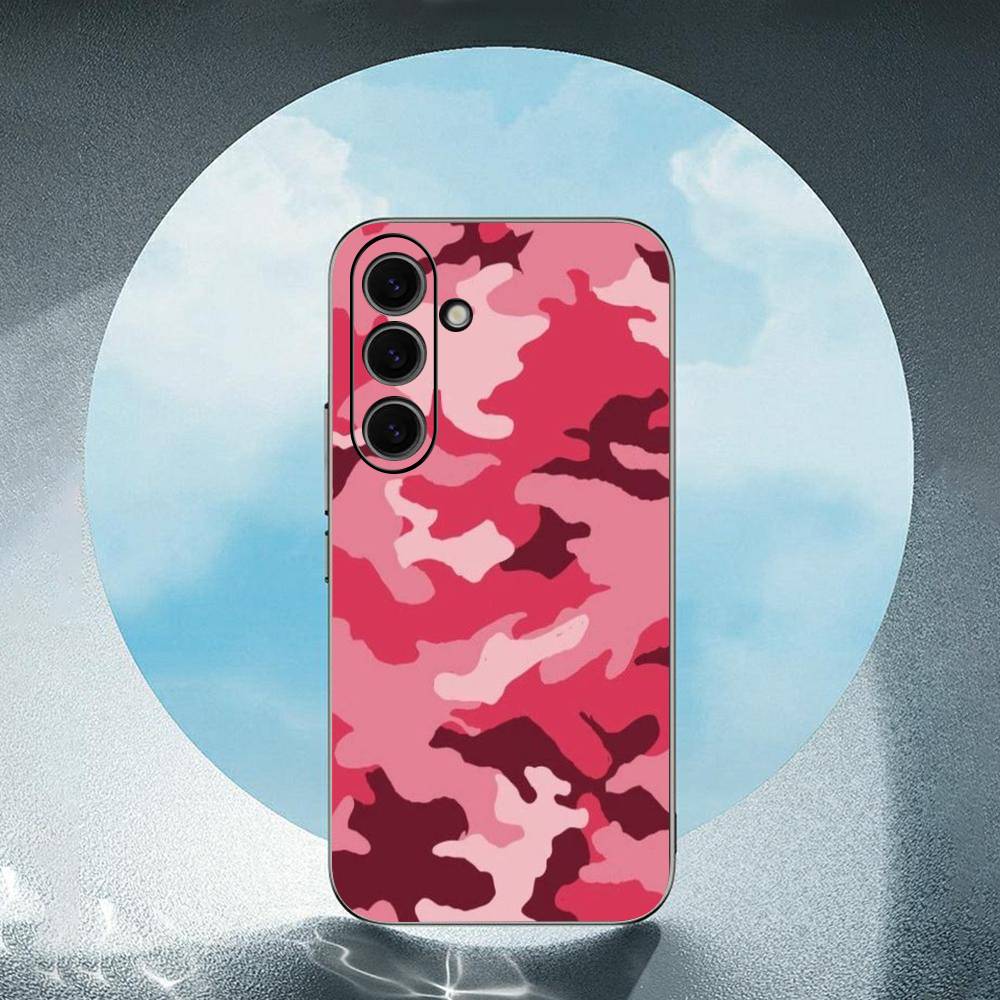 C-Camouflage-E Luxury Black Phone Case For Samsung Galaxy S23 S24 S25 Ultra S22 Plus S21