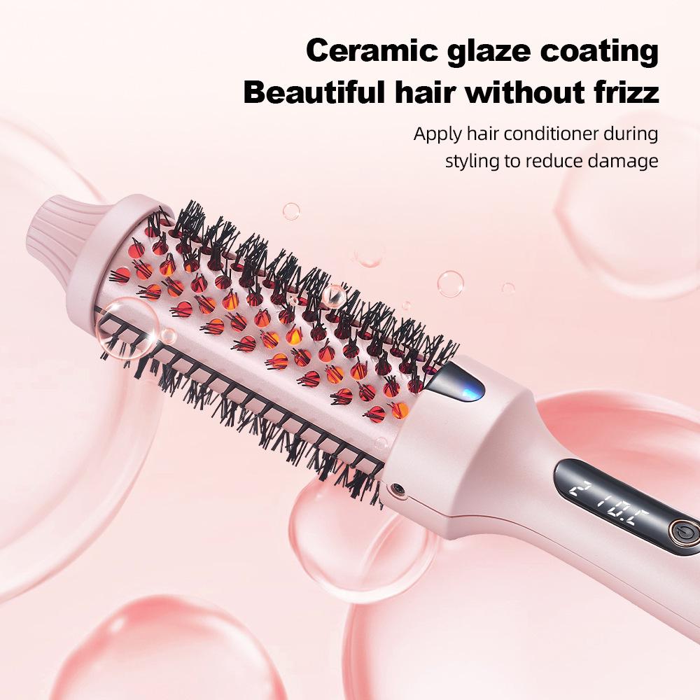 Infrared Hair Straightening & Curling Comb with Auto Power-Off for Short Hair