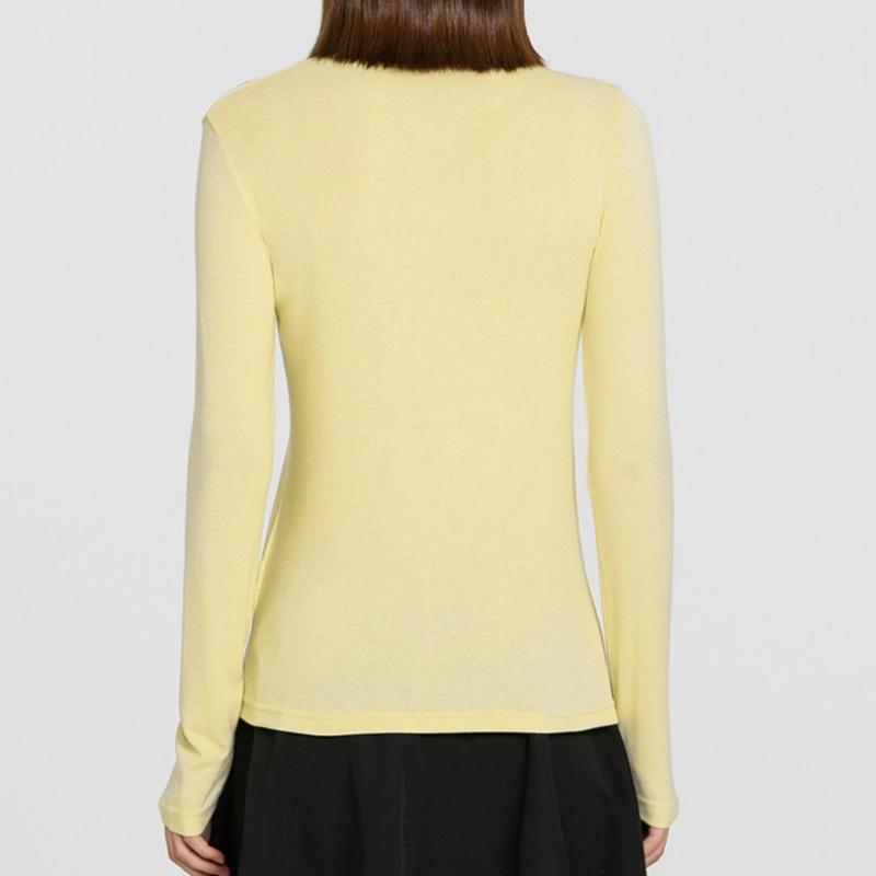  She S miSS  Slim FiT Mock Neck T ShirT SajTSp12510 Ly