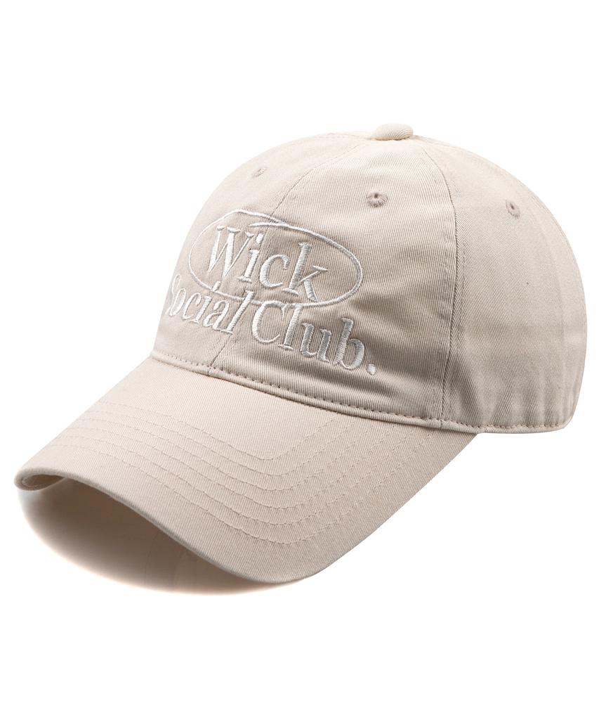 Wig Social Club Washed Ball Cap - Light Beige