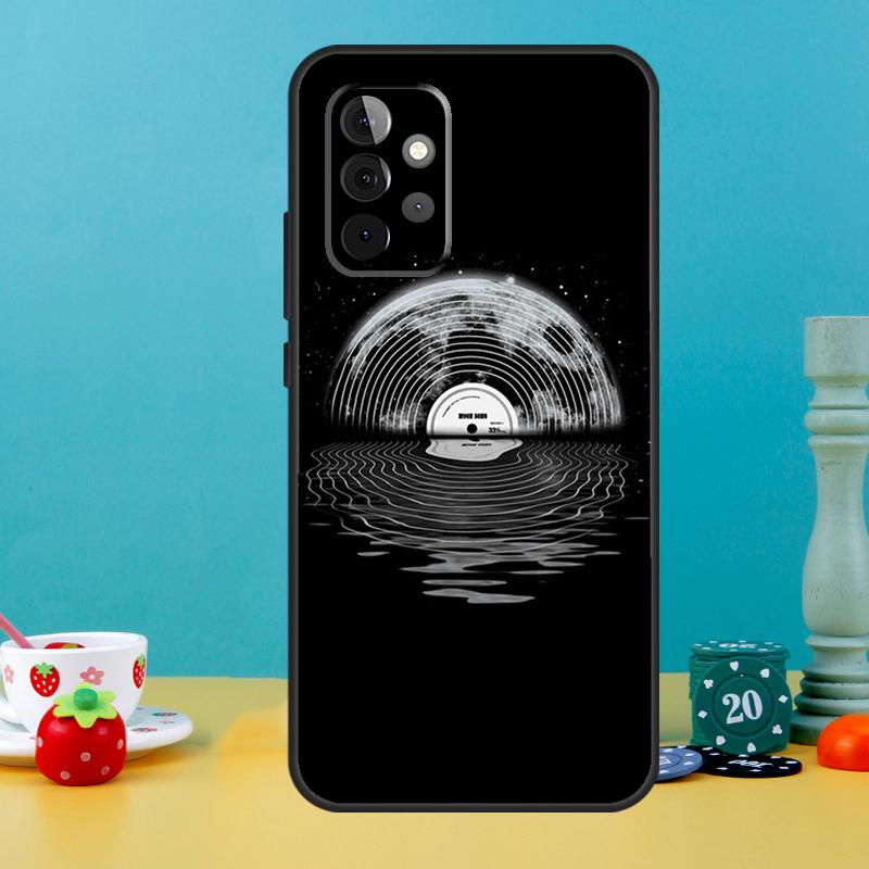 

Vinyl DJ Record Art Case For Samsung Galaxy A52 A32 A12 A14 A34 A54 A13 A33 A53 A73 A50 A70 A71 A51 Back Cover Samsung A52S 5G