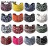Paisley Knot Elastic Yoga Headband – European & American Style