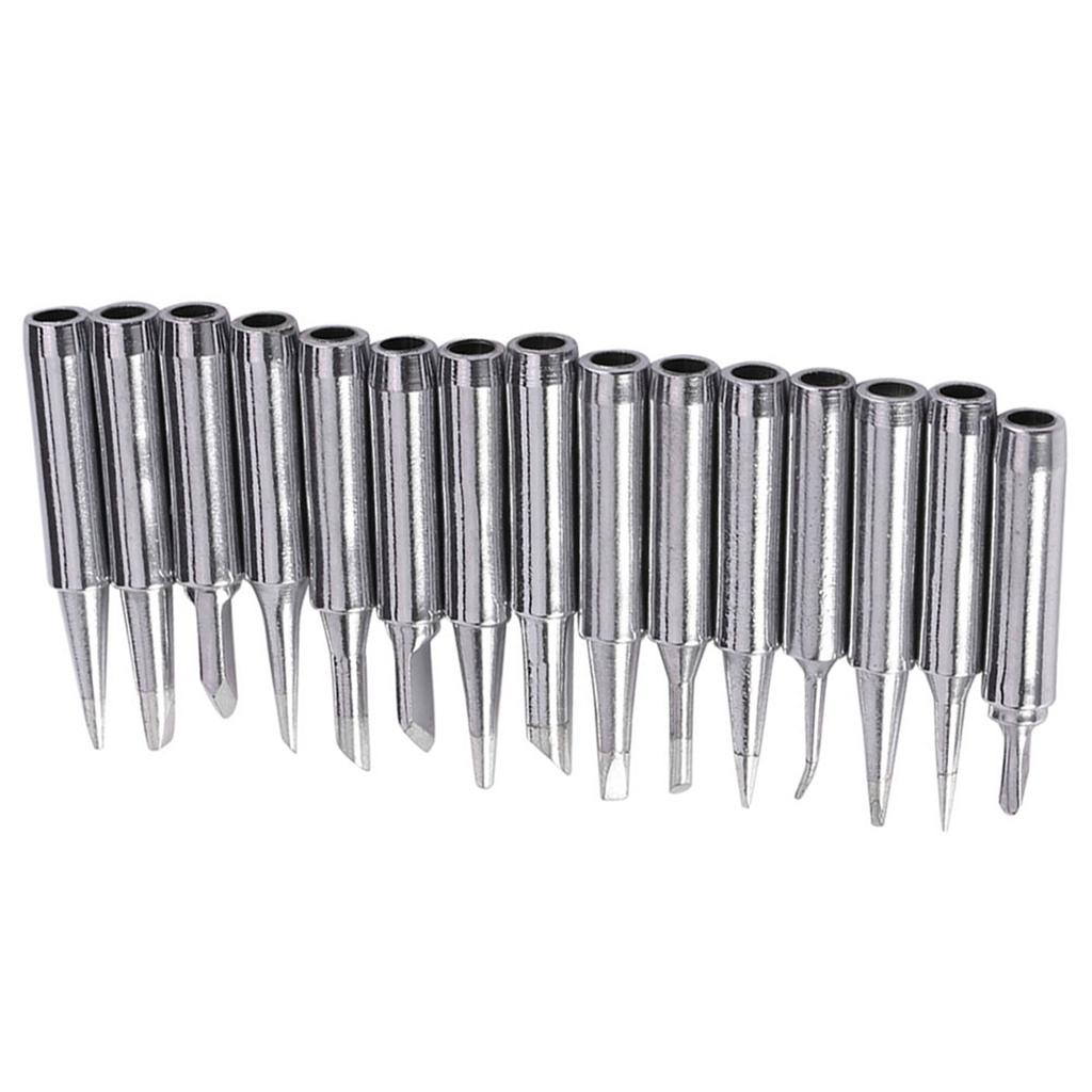 15 Pcs   Free Solder Tip Set Iron Tips 900M T for 936, 937, 938, 969 Soldering Station