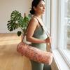 Yoga Mat Bag usalover925 Multicolor Quilted Cotton Floral Print Yoga 14