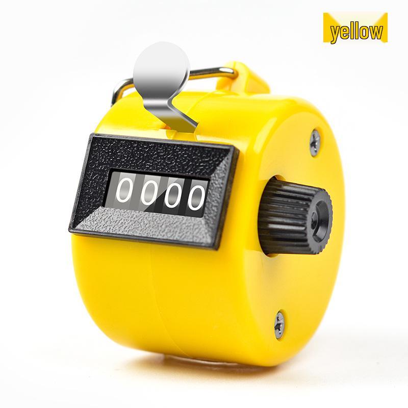 Four-Digit Handheld Metal and Plastic Tally Counter for People Flow Measurement